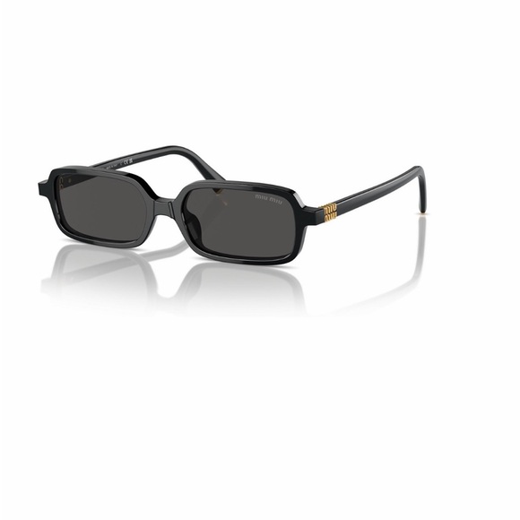 Miu Miu Black and Gold Sunglasses